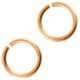 DQ metall Binderinge 8mm Roségold